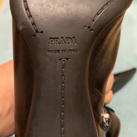 PRADA LEATHER BOOTS - Picture 12 of 12